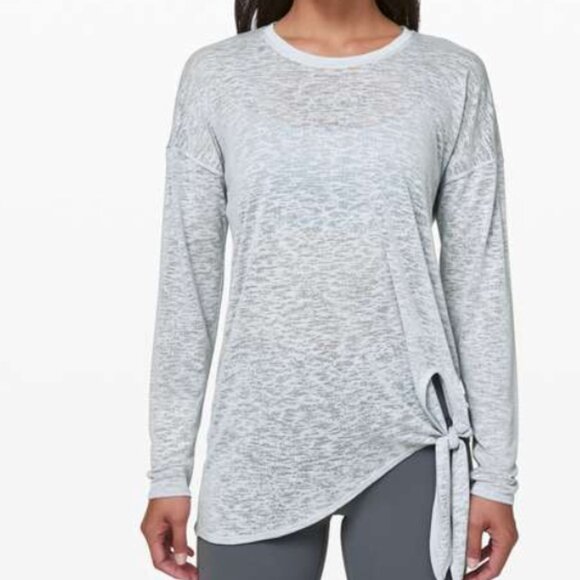 Lululemon Tie Your Practice Long Sleeve - Picture 1 of 4